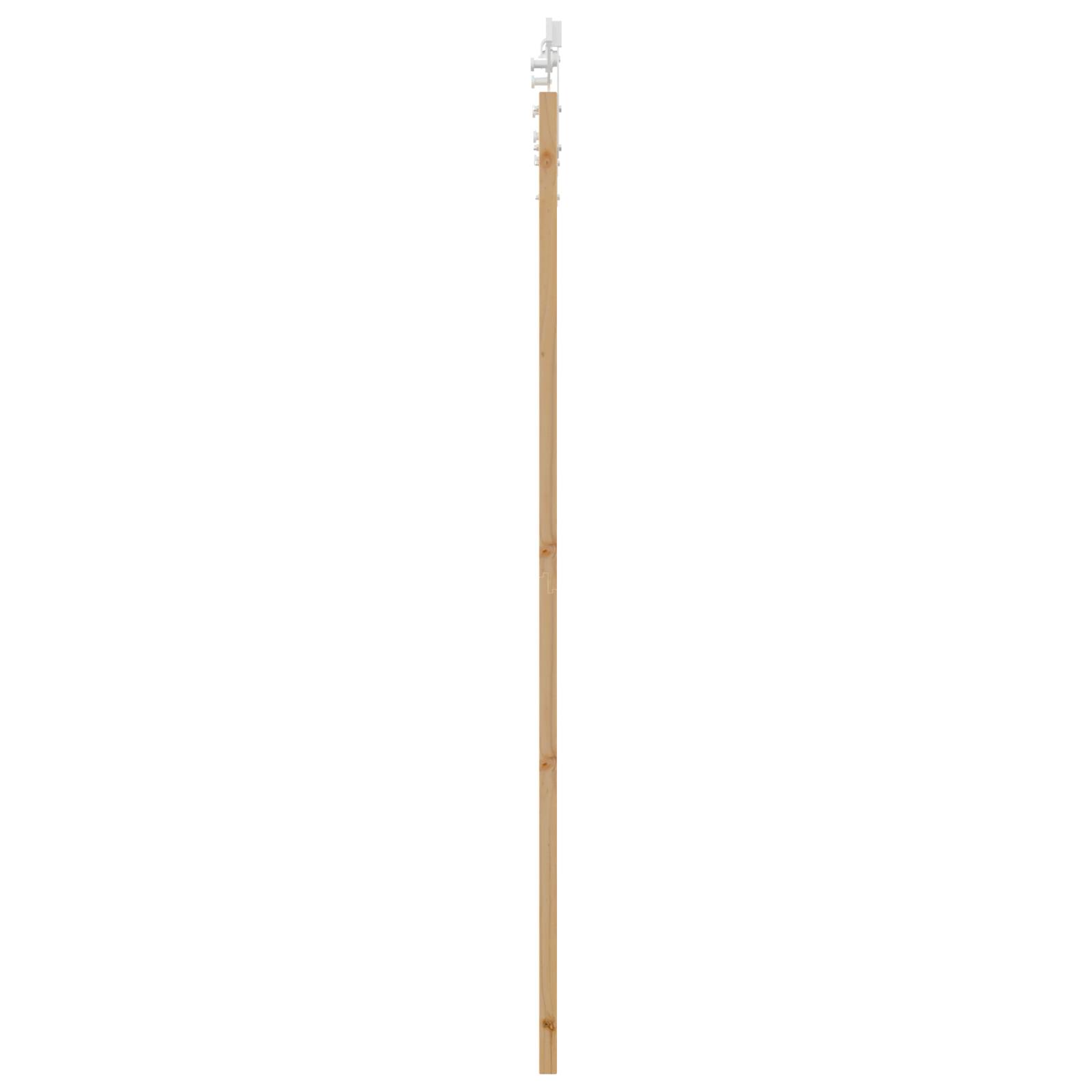 vidaXL Schiebetür mit Hardware Set 93x211 cm Massivholz Kiefer