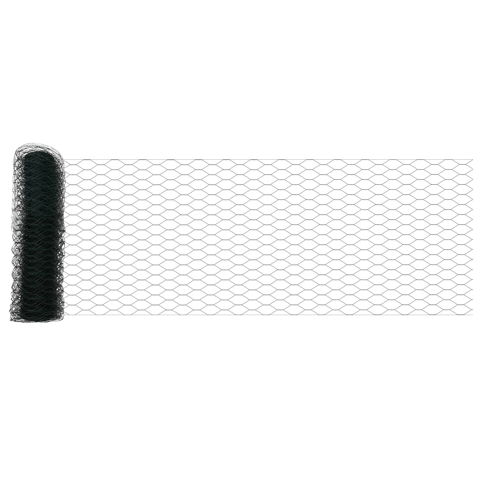 vidaXL Zaunset Set aus 2 Waldgrün Verzinkter Stahl 25 x 0,5 m