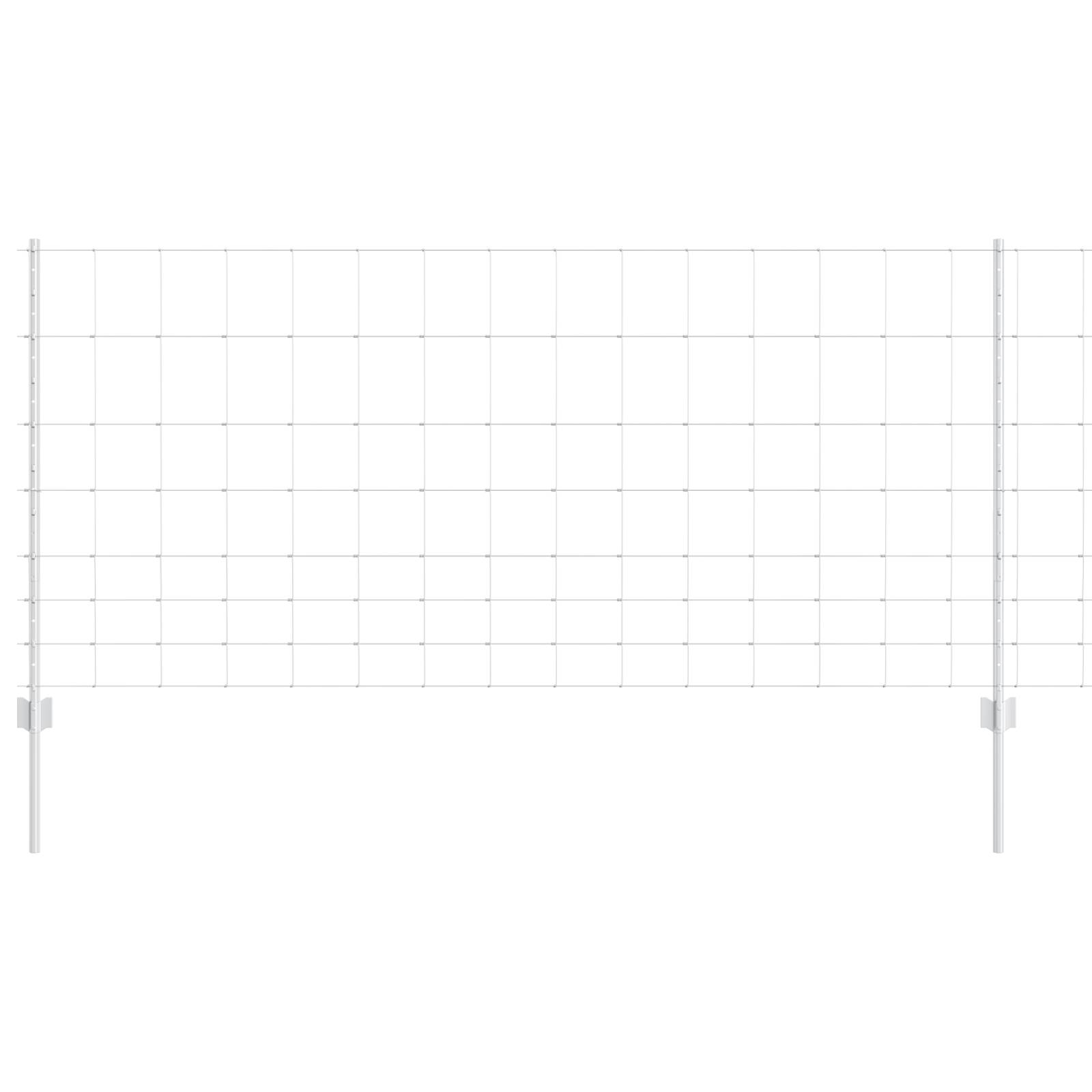 vidaXL Zaunpfosten 22 Stück U-Channel 100 cm Feuerverzinkter Stahl