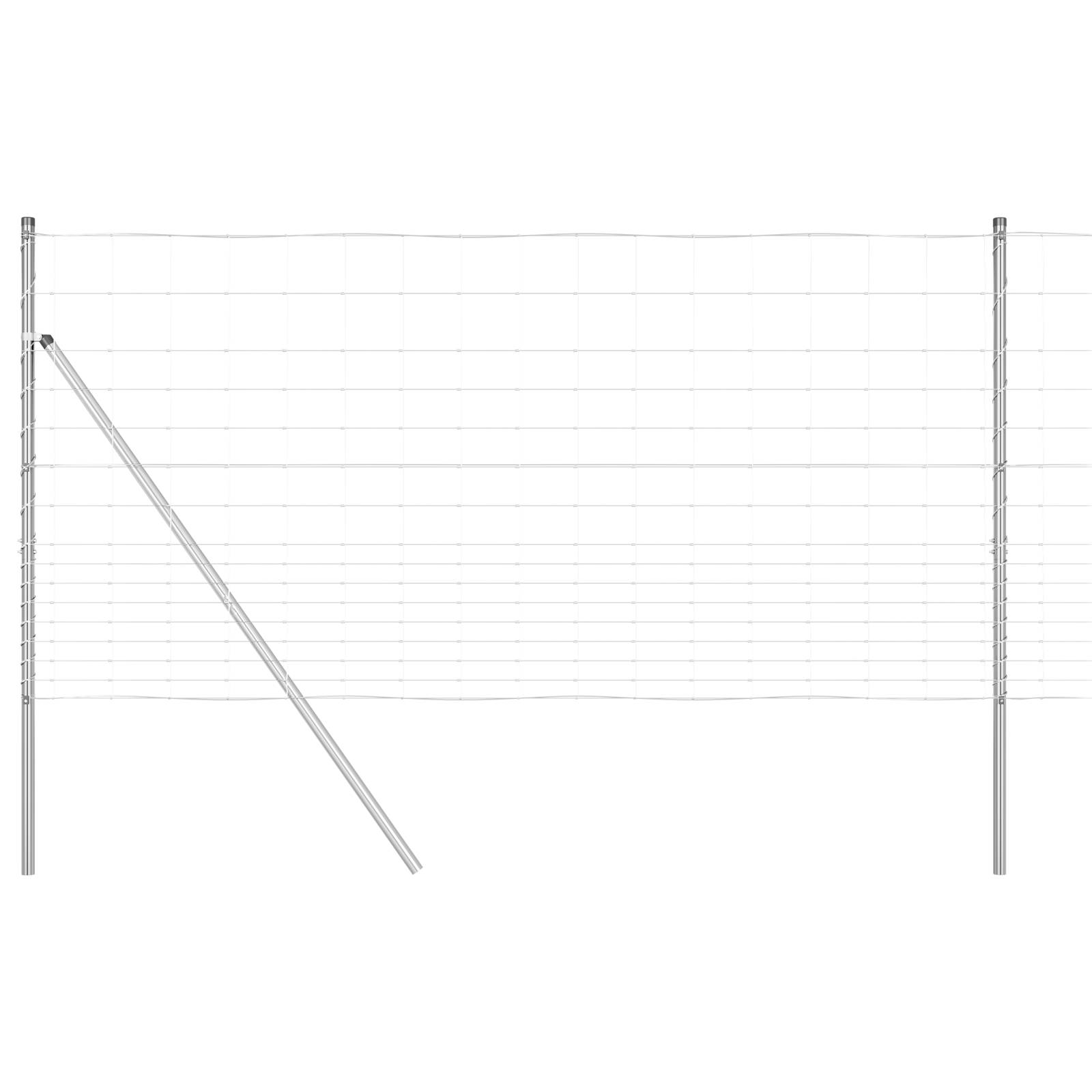 vidaXL Feldzaun 1,2x25 m Verzinkter Stahl