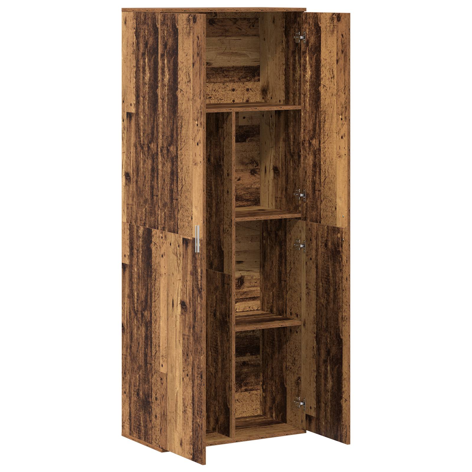 vidaXL Highboard Alte Holz 70x35x180 cm Konstruktionsholz