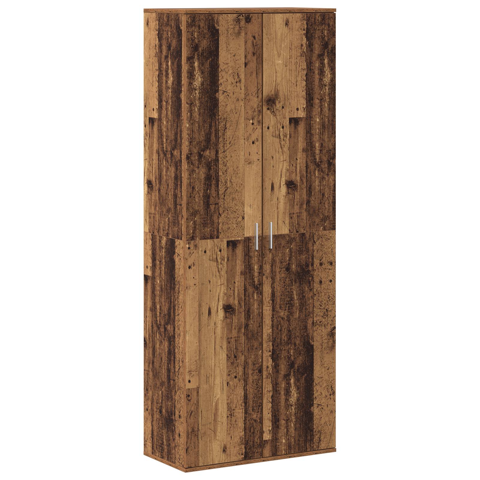vidaXL Highboard Alte Holz 70x35x180 cm Konstruktionsholz