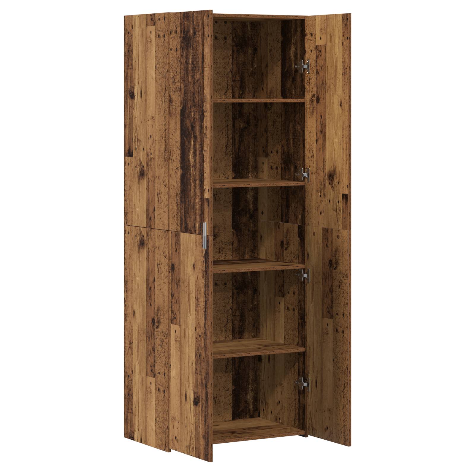vidaXL Highboard Altes Holz 70x42.5x185 cm Holzwerkstoff
