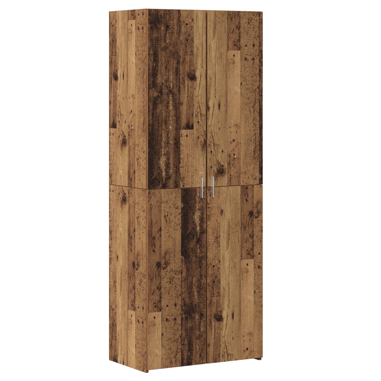 vidaXL Highboard Altes Holz 70x42.5x185 cm Holzwerkstoff