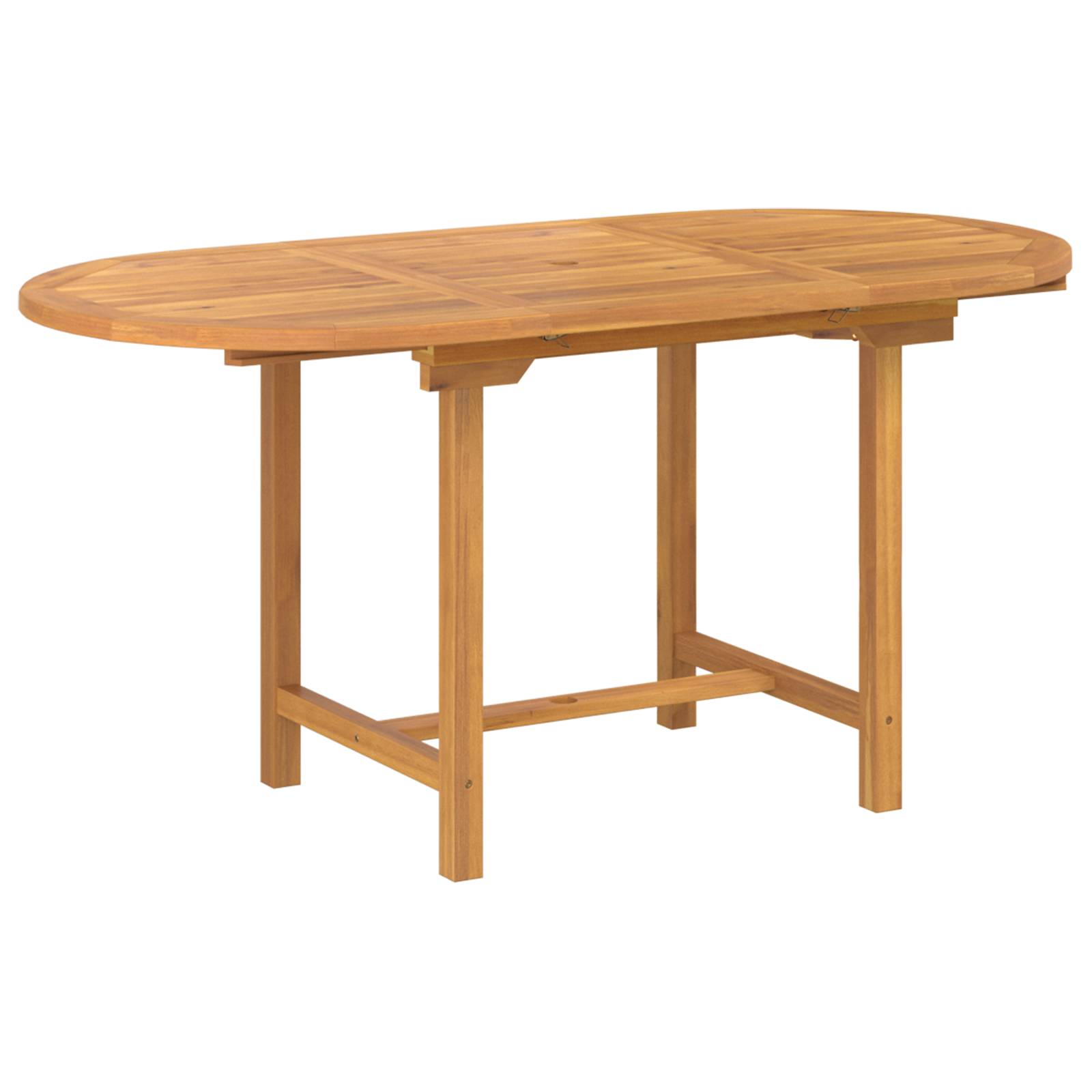 vidaXL 7-tlg. Garten-Essgruppe Massivholz Teak