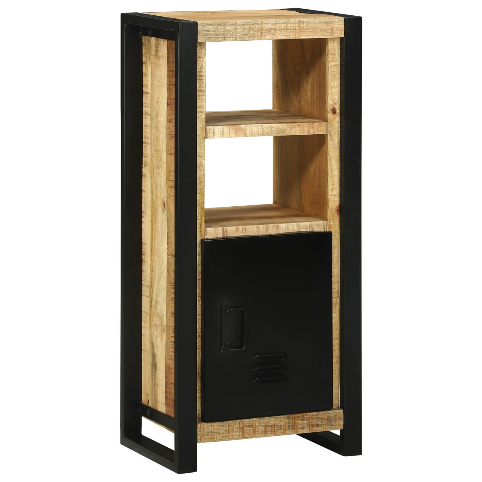 vidaXL Badezimmermöbel Set mit Regal 3 pcs Braun Massives Mango-Holz