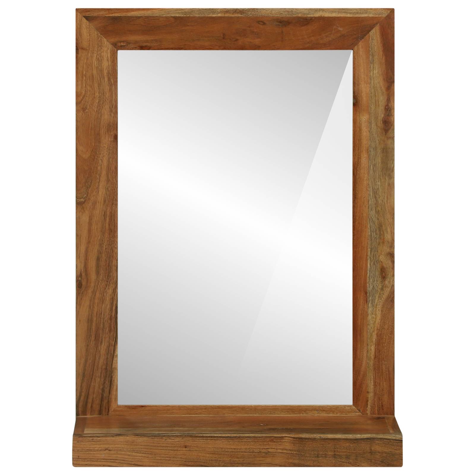 vidaXL Badezimmerspiegel 50x22x70 cm Massivholz Akazie
