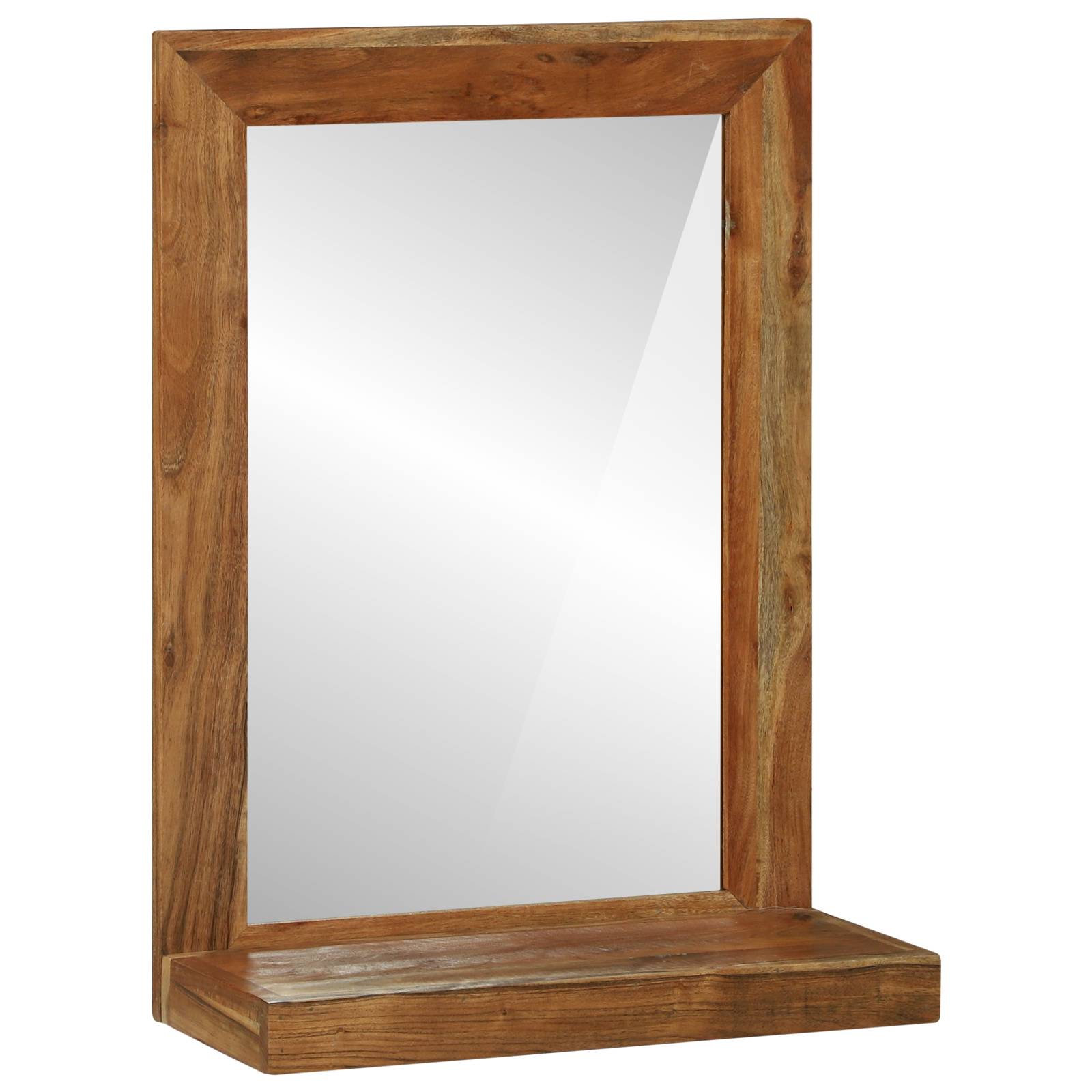 vidaXL Badezimmerspiegel 50x22x70 cm Massivholz Akazie