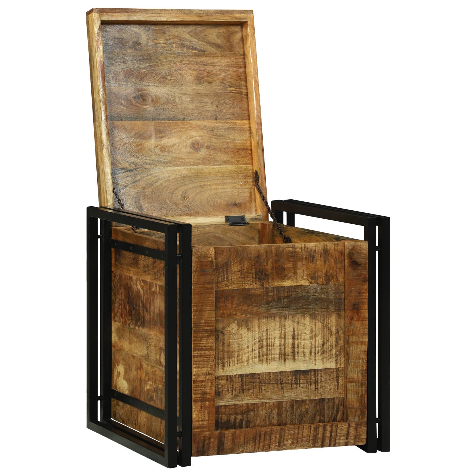vidaXL Aufbewahrungsbox 50 x 50 x 50 cm - Massivholz Mango