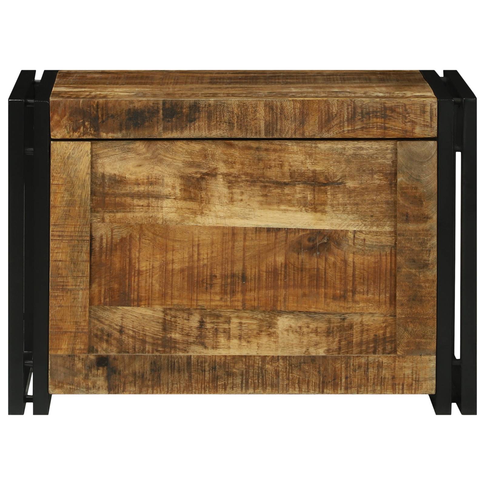 vidaXL Aufbewahrungskiste 60x40x41 cm aus rauem Mango-Holz