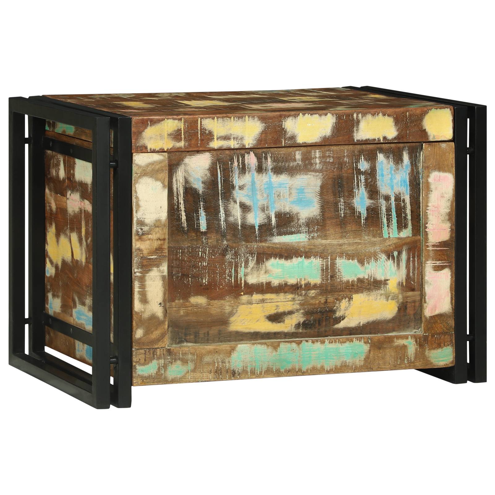 vidaXL Aufbewahrungsbox 60x40x41 cm Massivholz Altholz