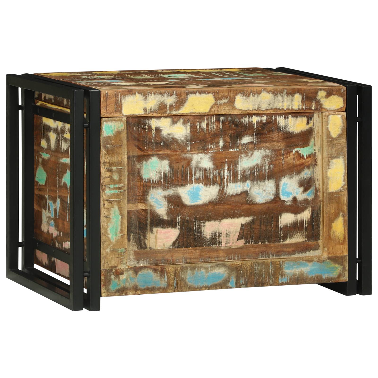 vidaXL Aufbewahrungsbox 60x40x41 cm Massivholz Altholz