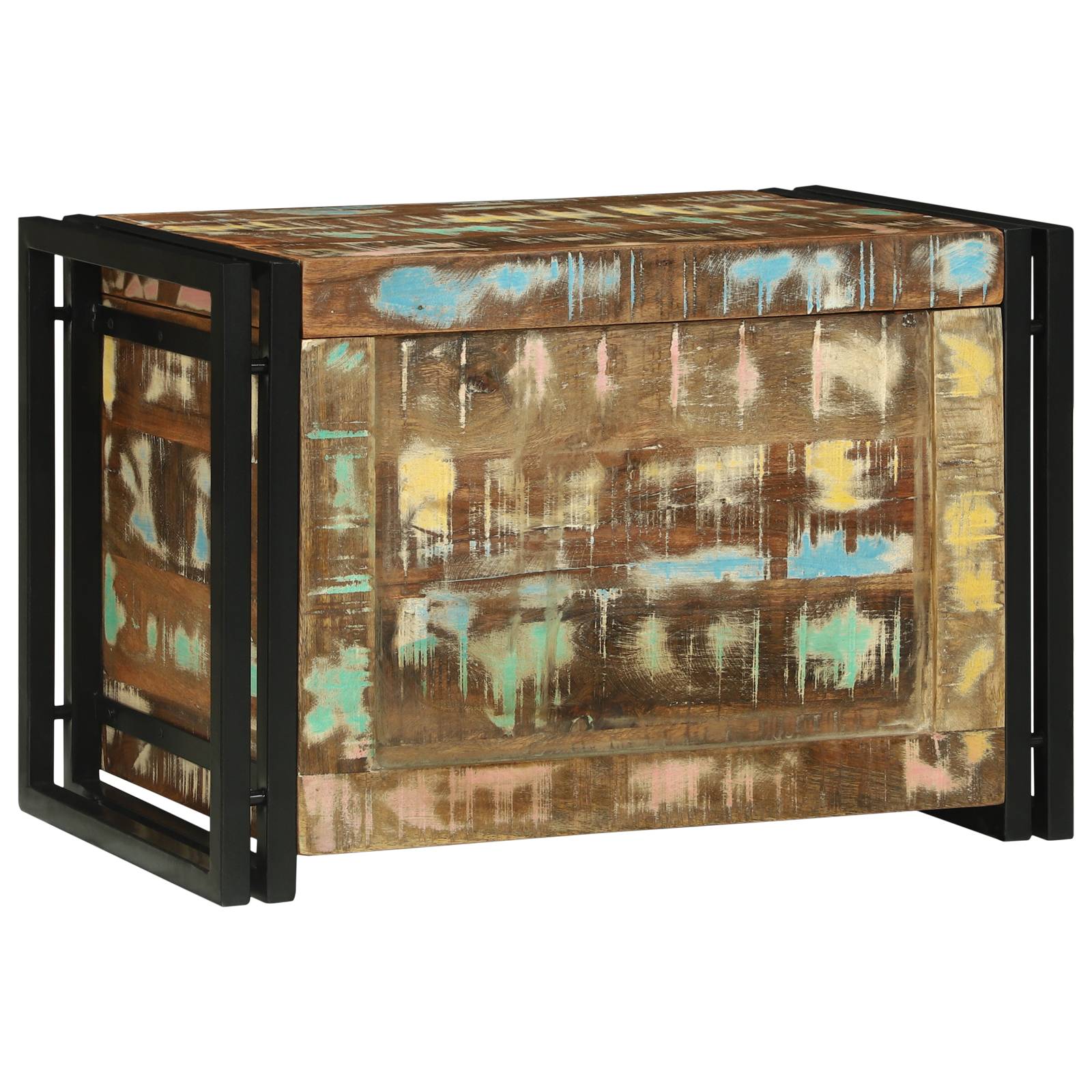 vidaXL Aufbewahrungsbox 60x40x41 cm Massivholz Altholz