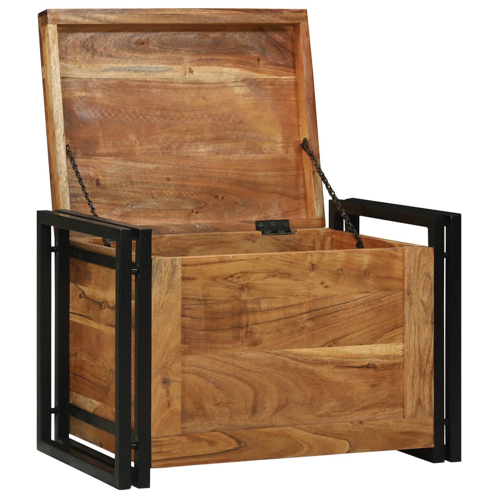 vidaXL Aufbewahrungskiste 60x40x41 cm Massivholz Akazie