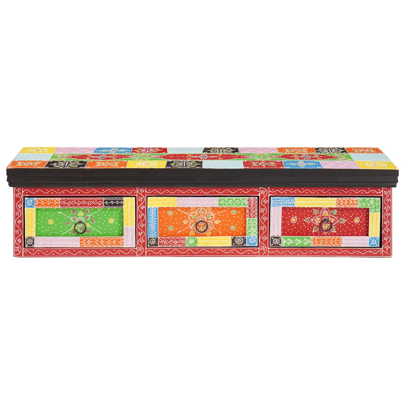 vidaXL WandTV-Schrank 100x30x24 cm Massivholz Rohes Mango