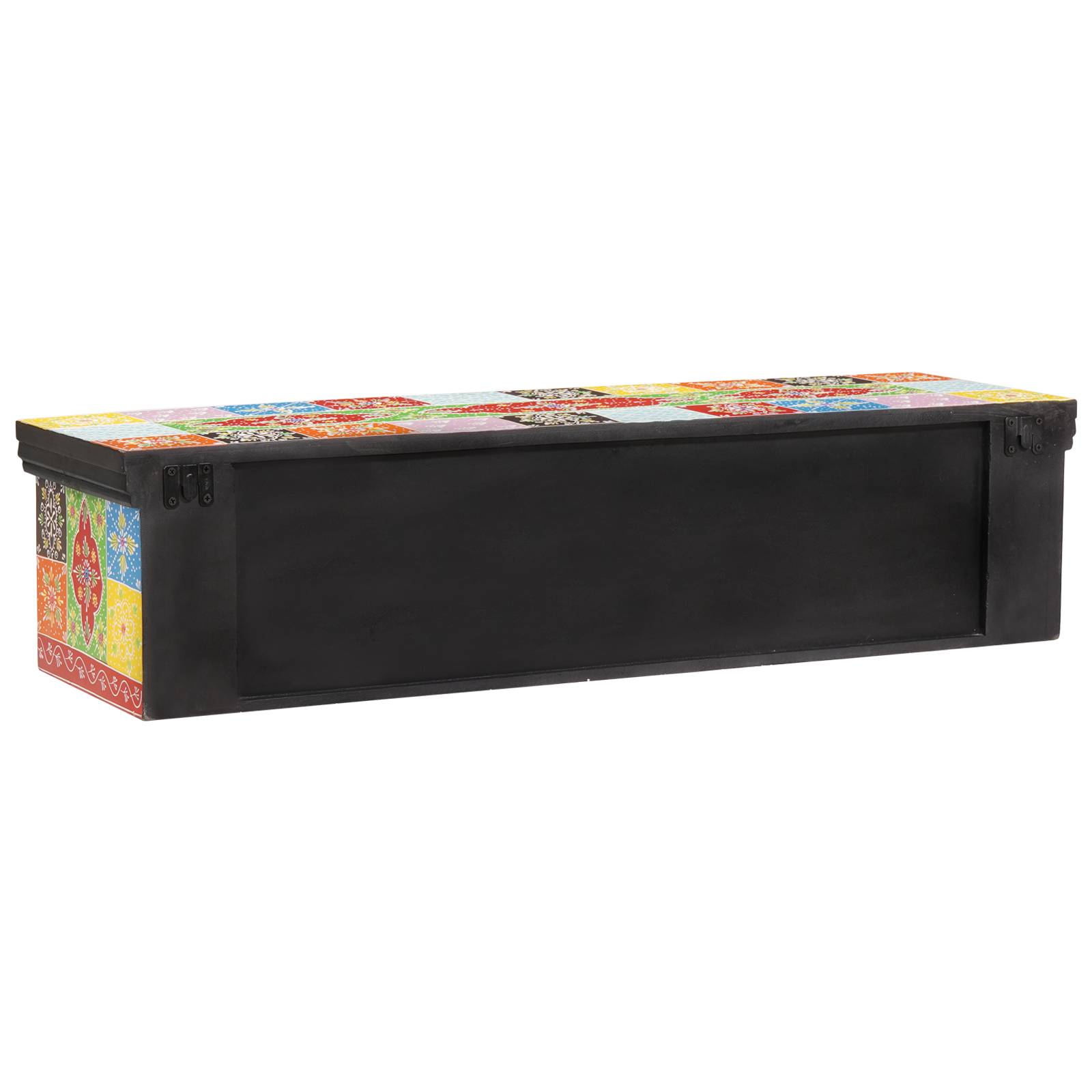 vidaXL WandTV-Schrank 100x30x24 cm Massivholz Rohes Mango