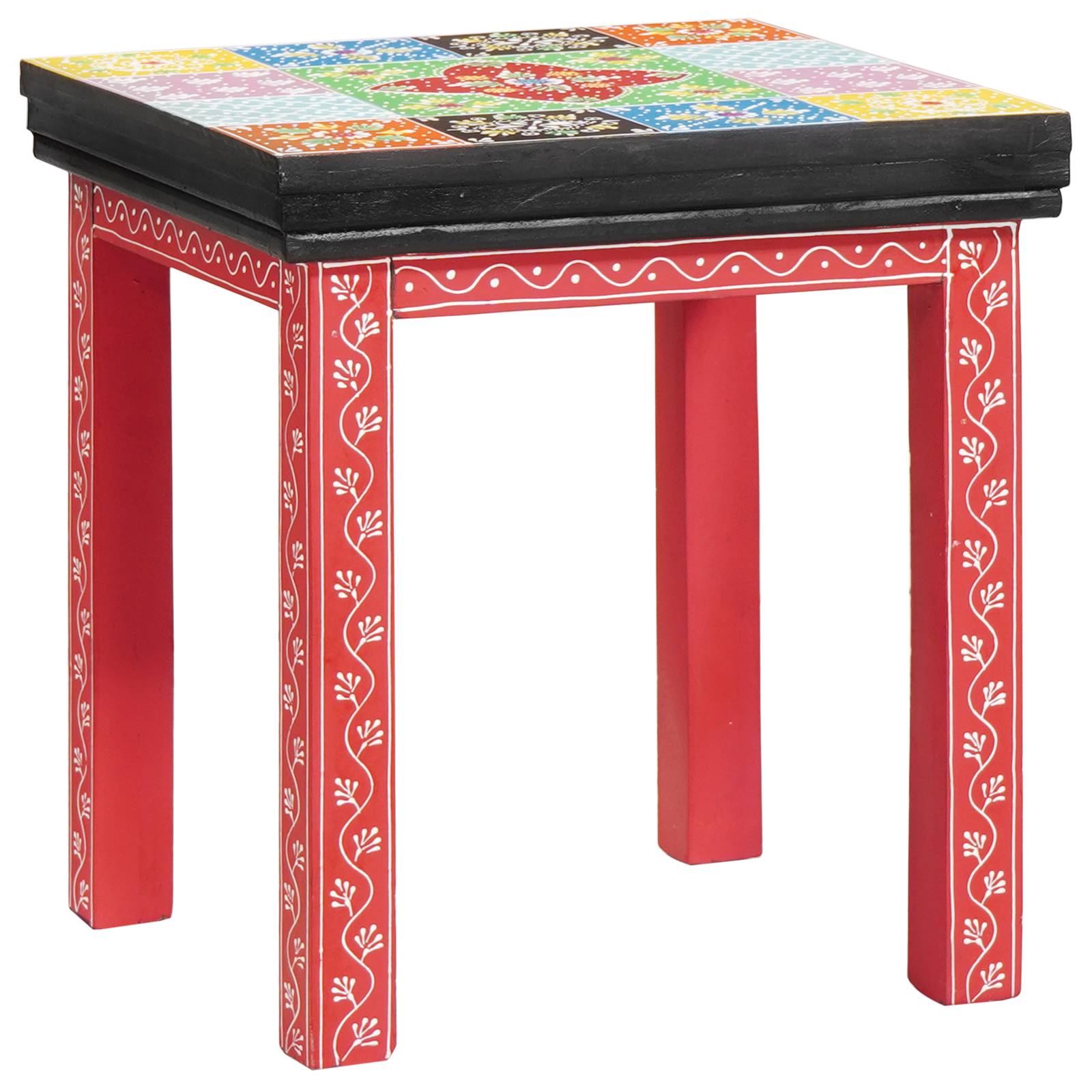 vidaXL Nesting Tische 3 Stk. Massives Mangoholz