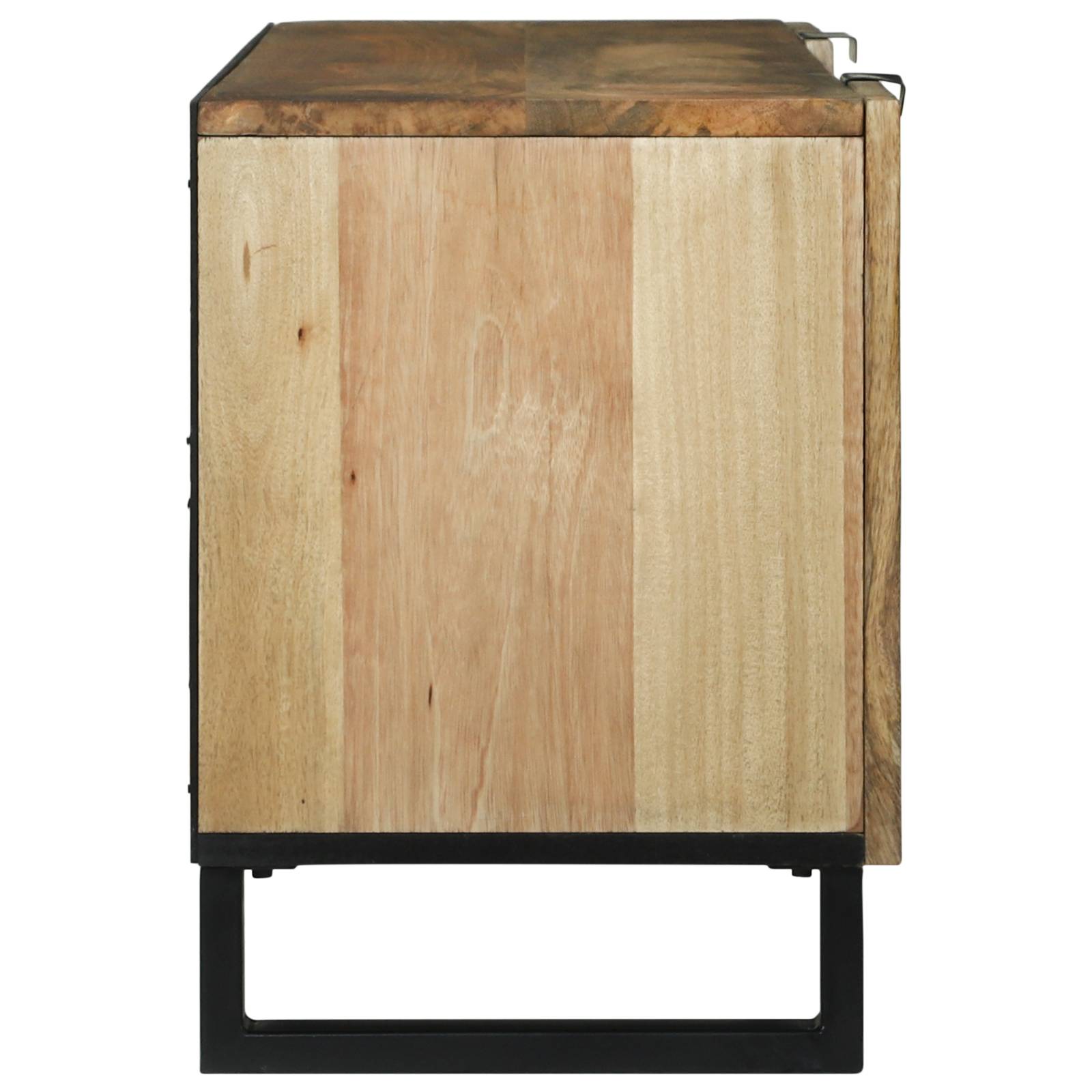 vidaXL TV-Schrank - 105 x 33,5 x 46 cm, aus massivem Mangoholz