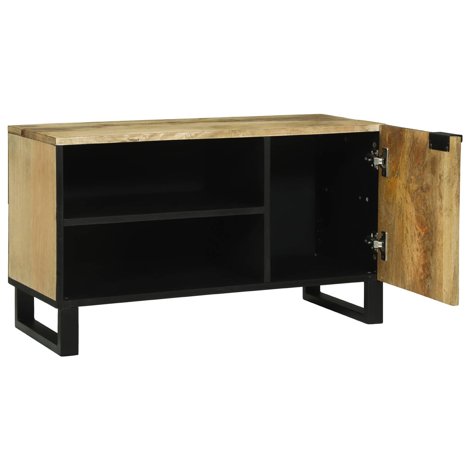 vidaXL TV-Schrank - 80x31,5x46 cm aus massivem Mango- und MDF-Holz