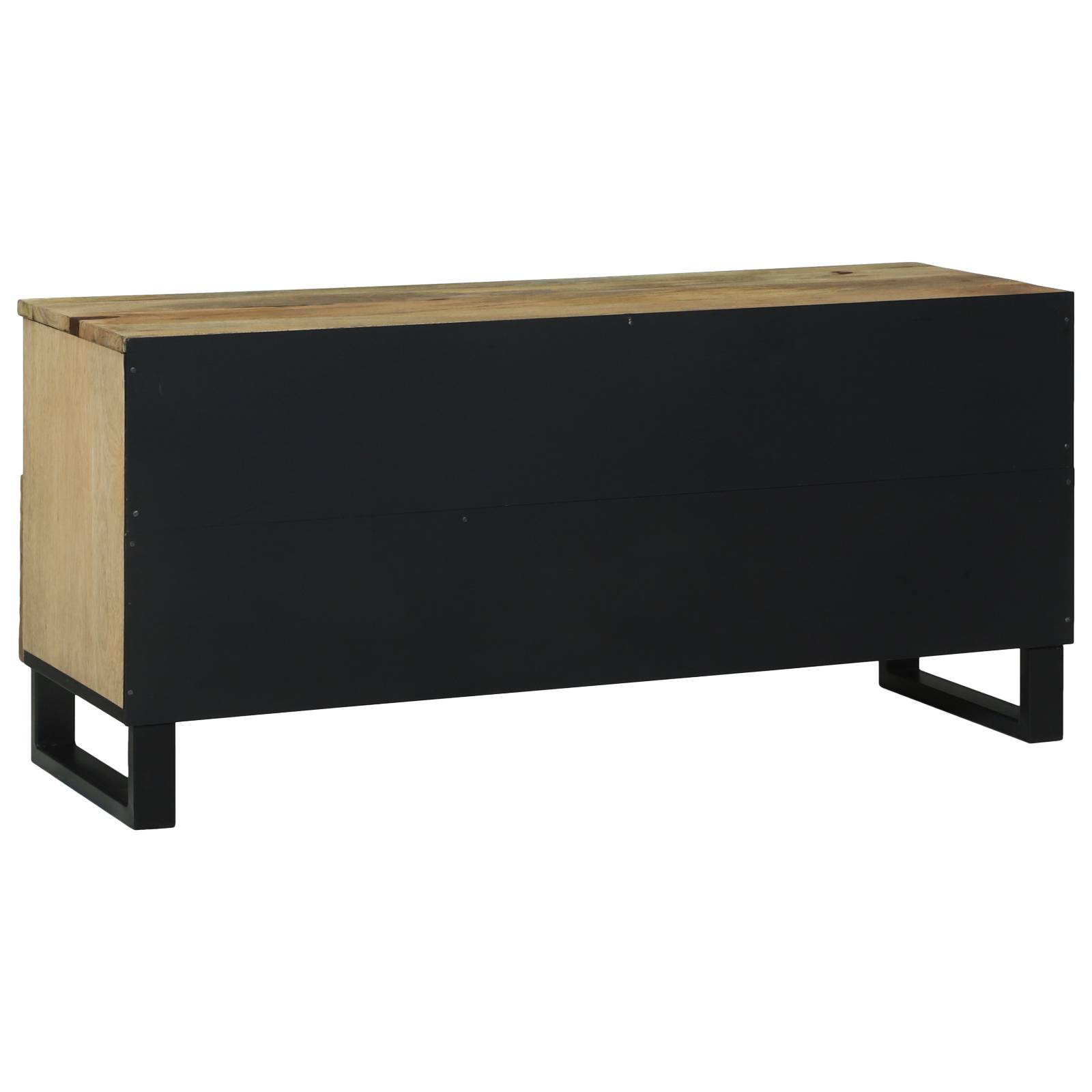 vidaXL TV-Schrank, 100x33.5x46 cm, aus massivem Mangoholz