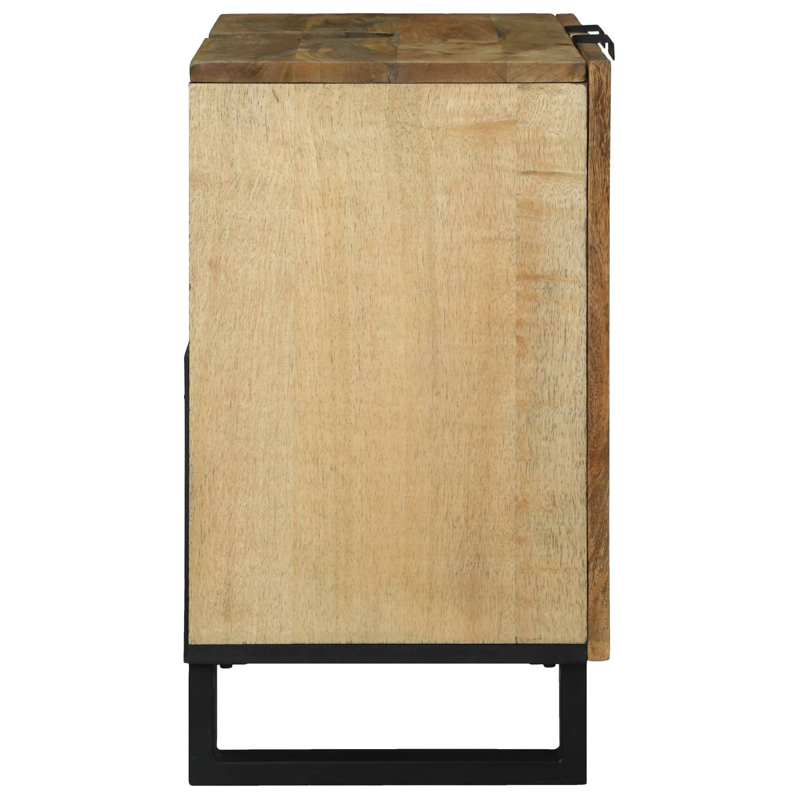 vidaXL Waschbeckenunterschrank 62 x 33 x 58 cm aus stabilem Mangoholz und technischem Holz.