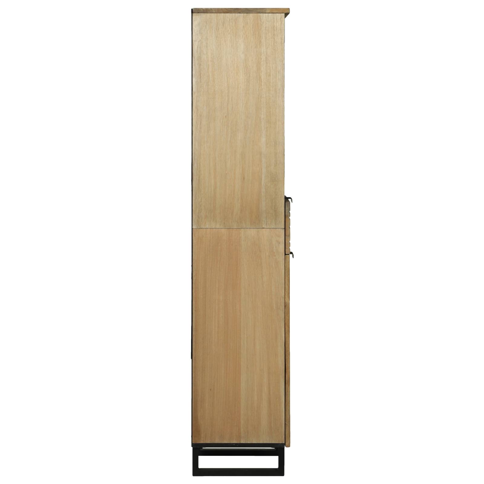 vidaXL Badezimmer-Schrank 38 x 33,5 x 160 cm aus massivem Mangoholz