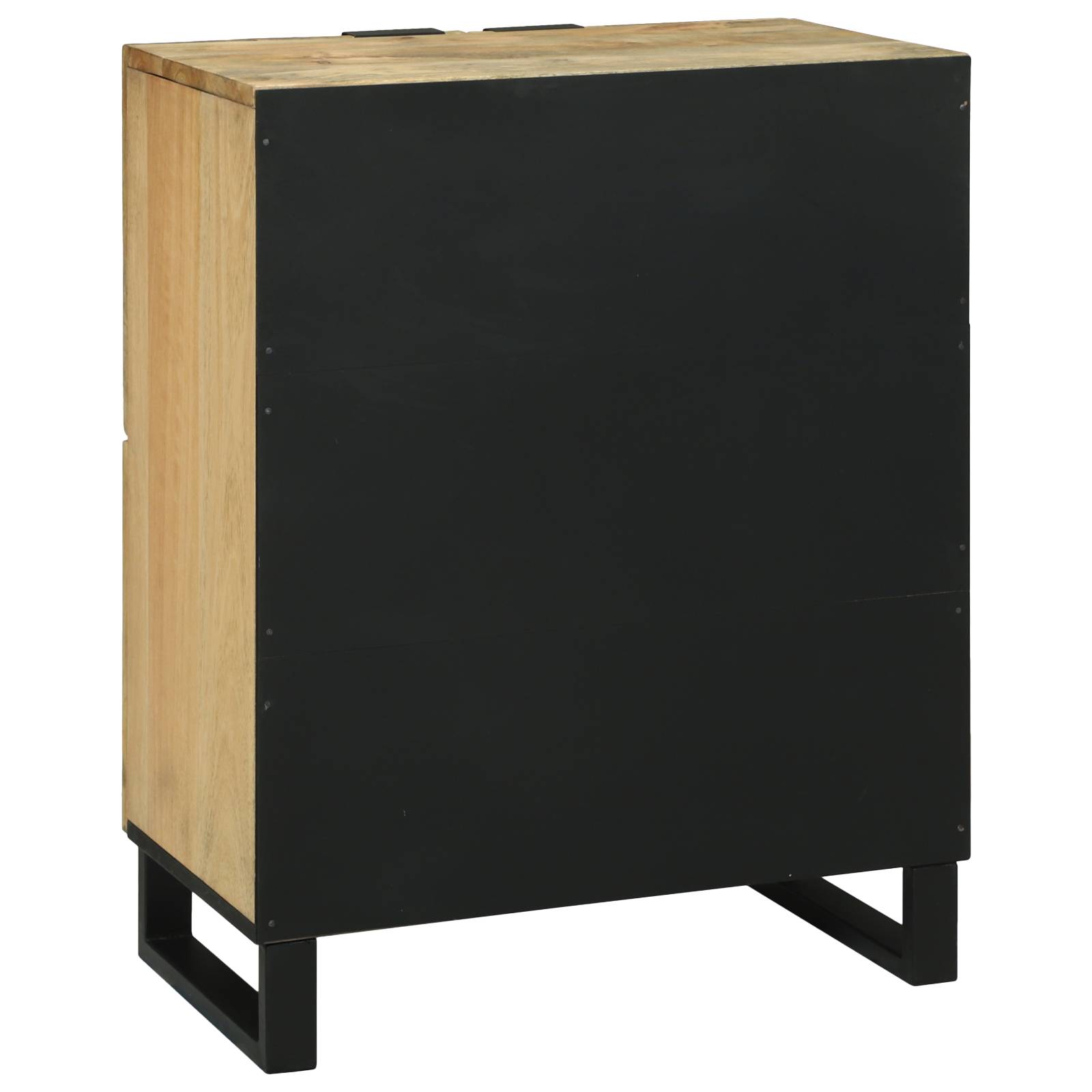 vidaXL Sideboard 60 x 33,5 x 75 cm - Aus massivem Mango- und Holzwerkstoff