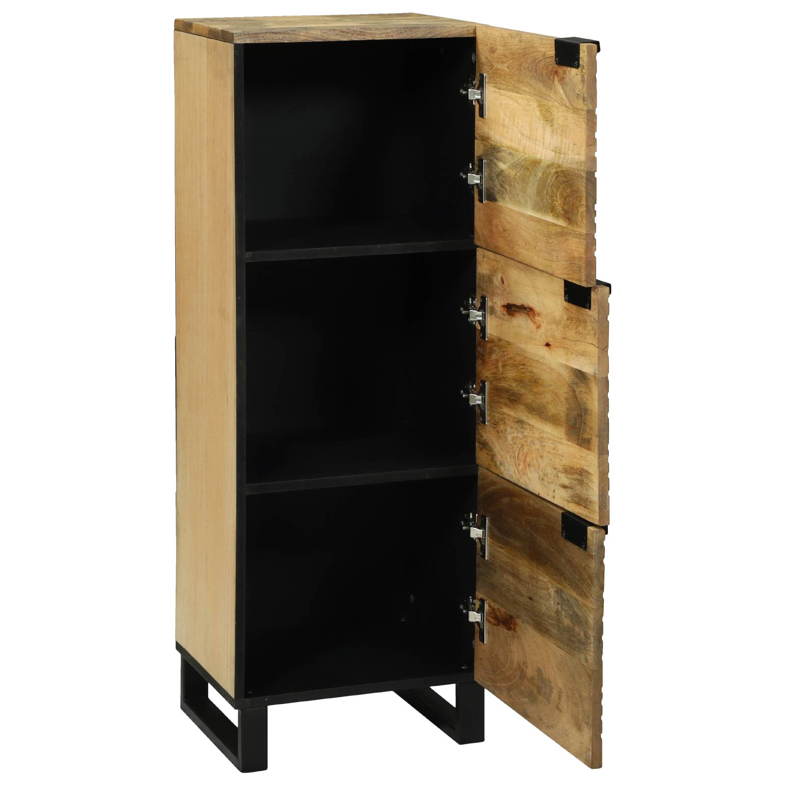 vidaXL Highboard - 40x33,5x110 cm aus massivem Mango-Holz