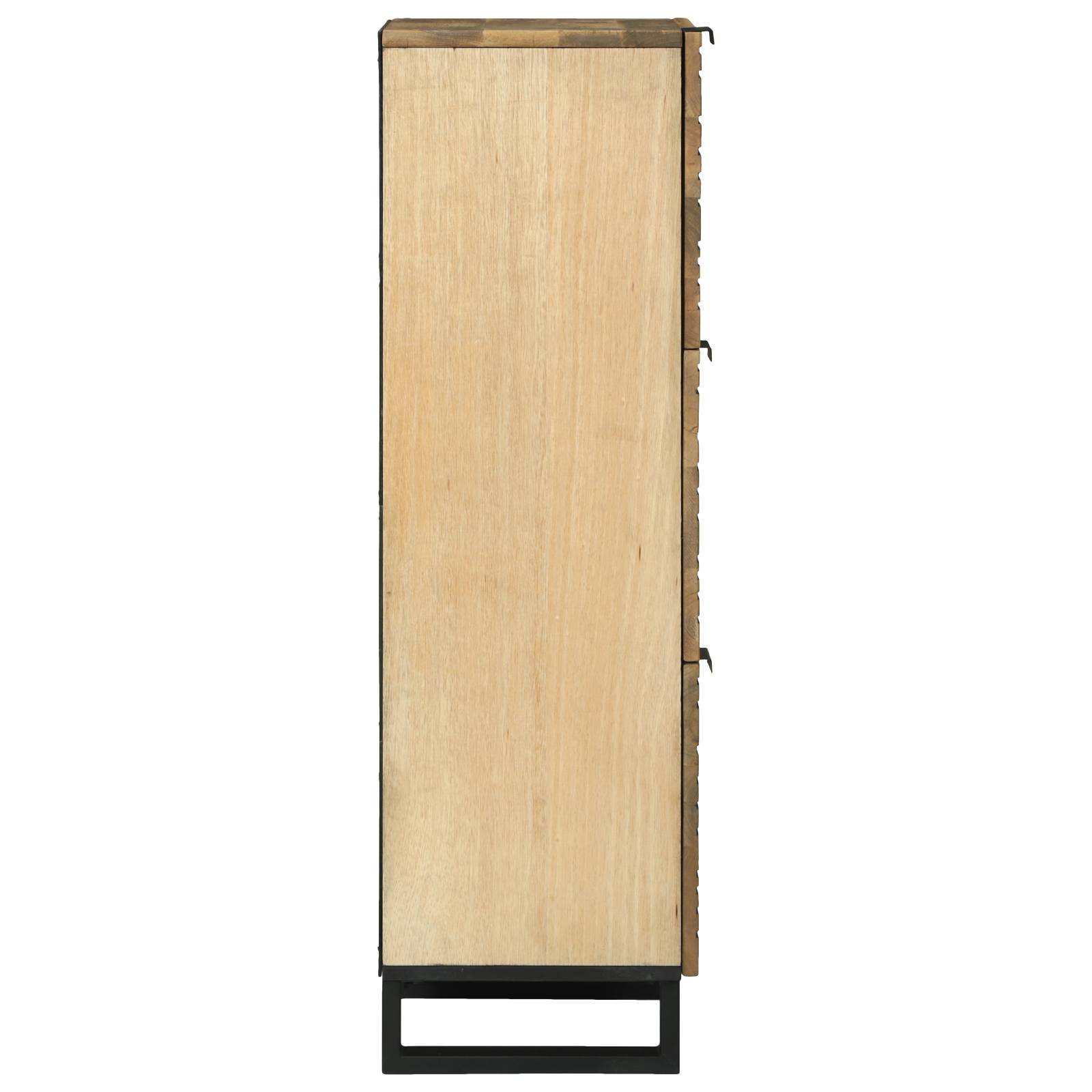 vidaXL Highboard - 40x33,5x110 cm aus massivem Mango-Holz