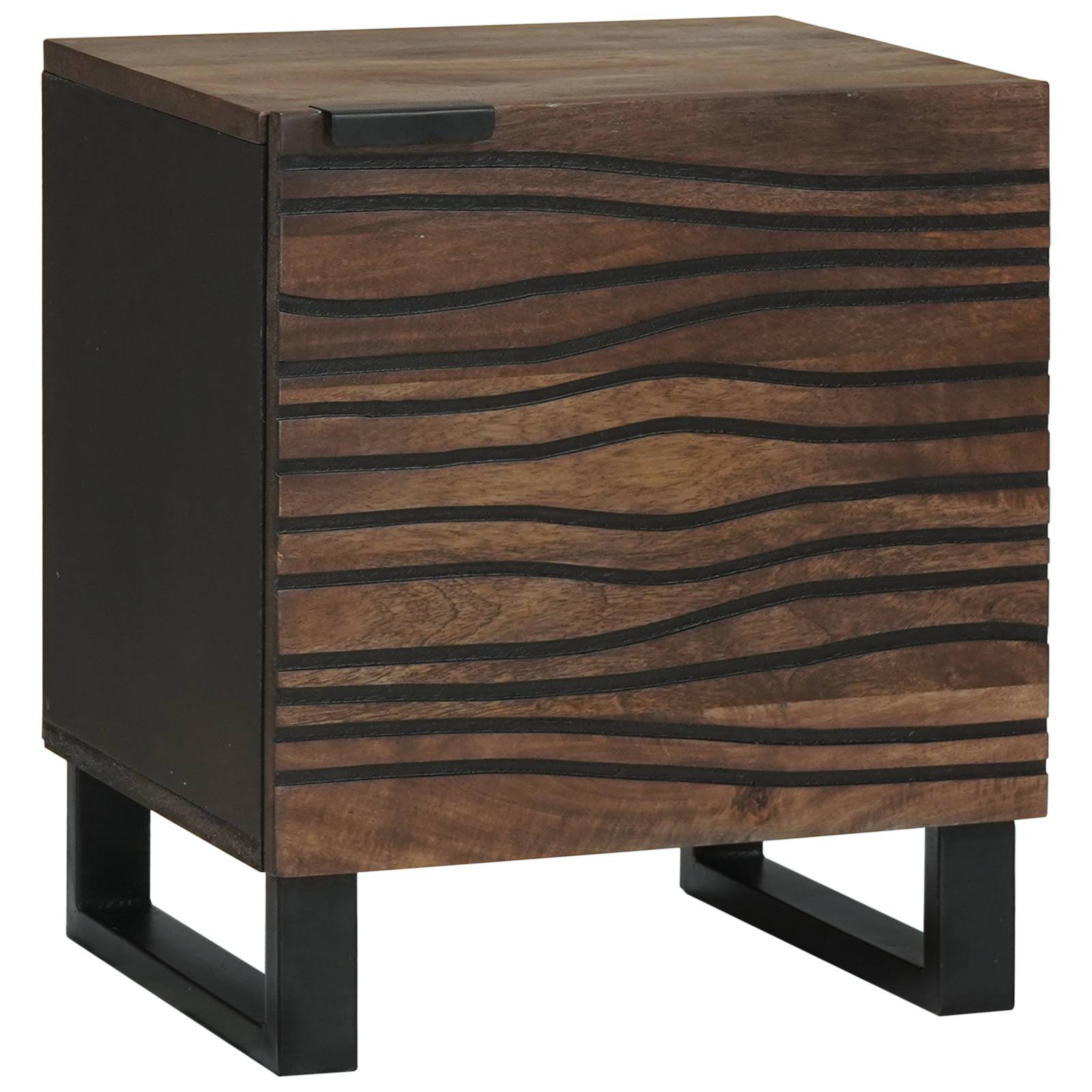 vidaXL Nachttisch 40 x 33,5 x 46 cm - Aus massivem Mangoholz