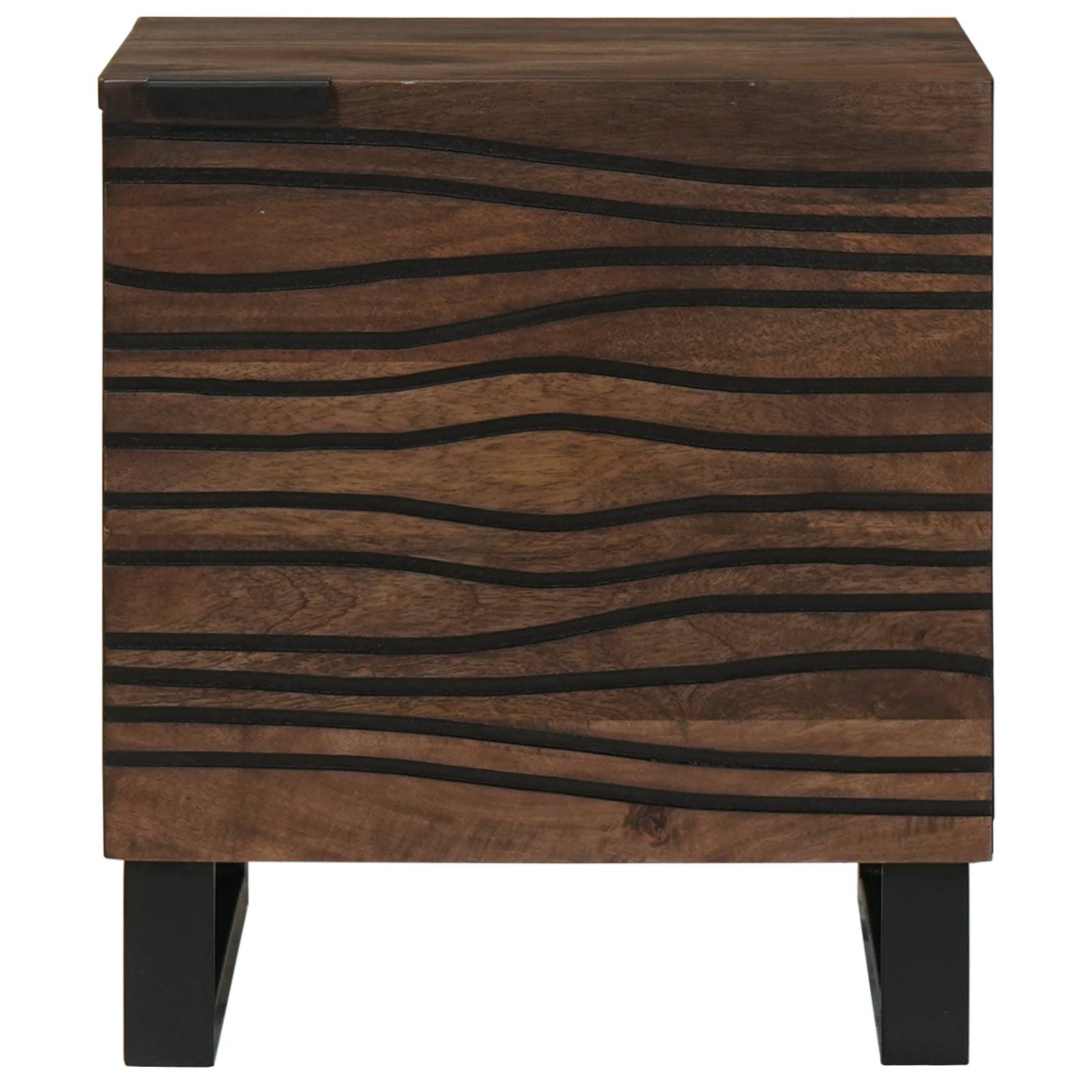 vidaXL Nachttisch 40 x 33,5 x 46 cm - Aus massivem Mangoholz