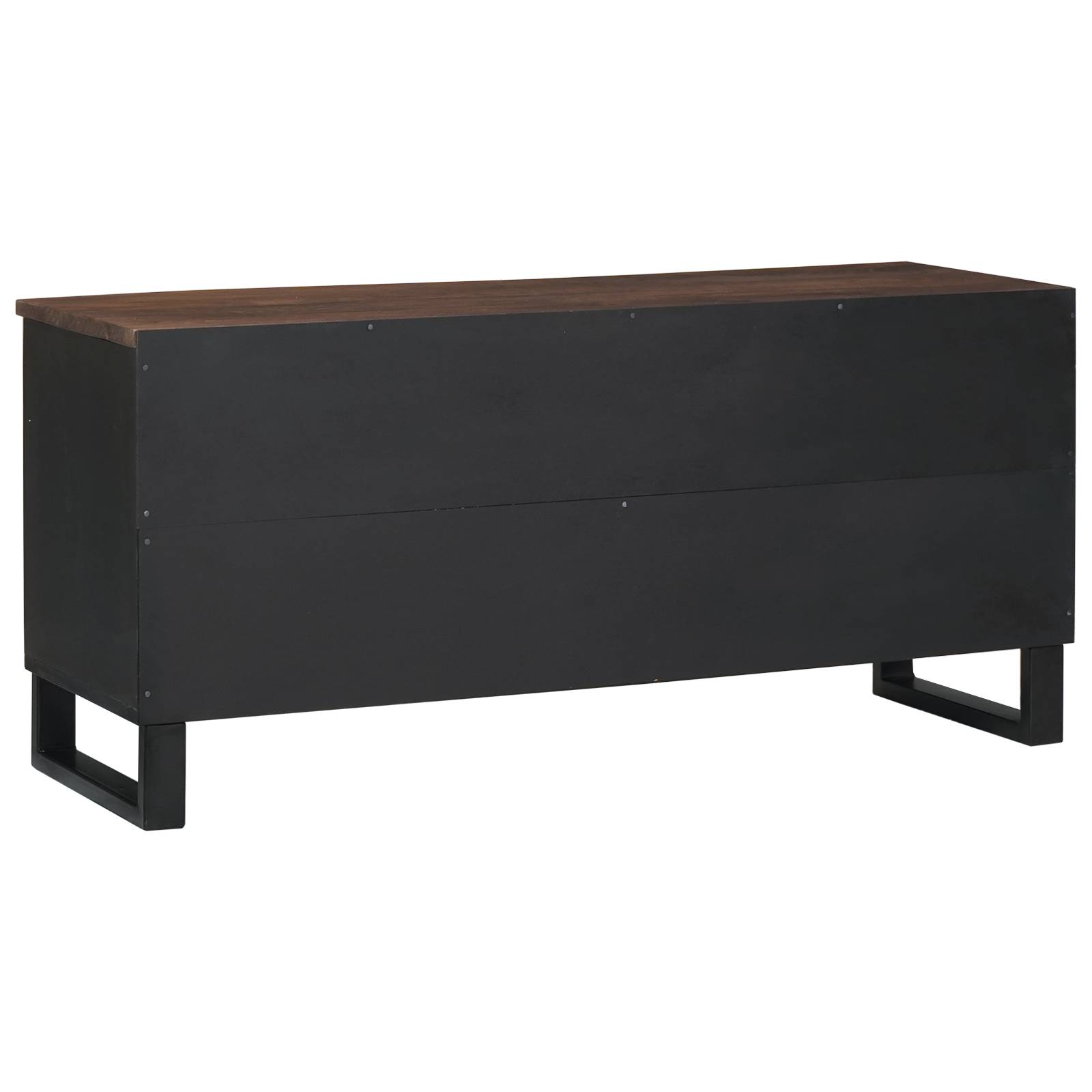 vidaXL TV-Schränke - 100 x 33,5 x 46 cm aus massivem Mango-Holz.