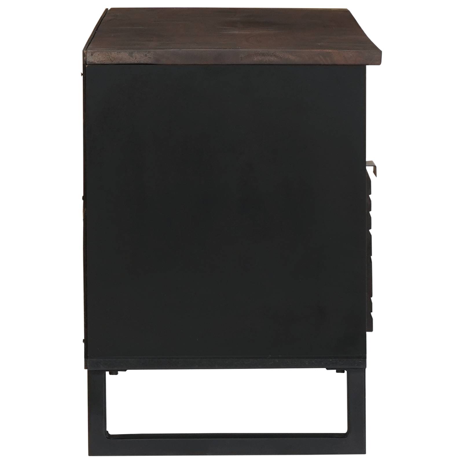 vidaXL TV-Schränke - 100 x 33,5 x 46 cm aus massivem Mango-Holz.