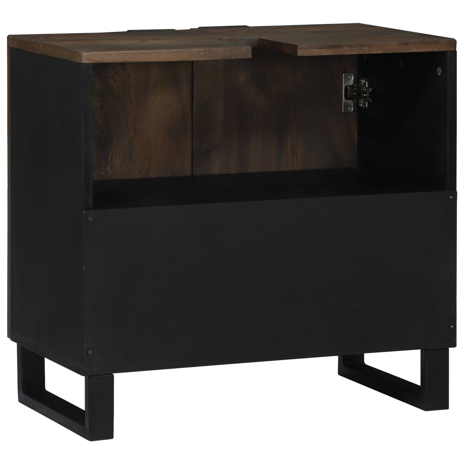 vidaXL Waschbeckenschrank 62 x 33 x 58 cm – Robuste Konstruktion aus Mango-Holz.
