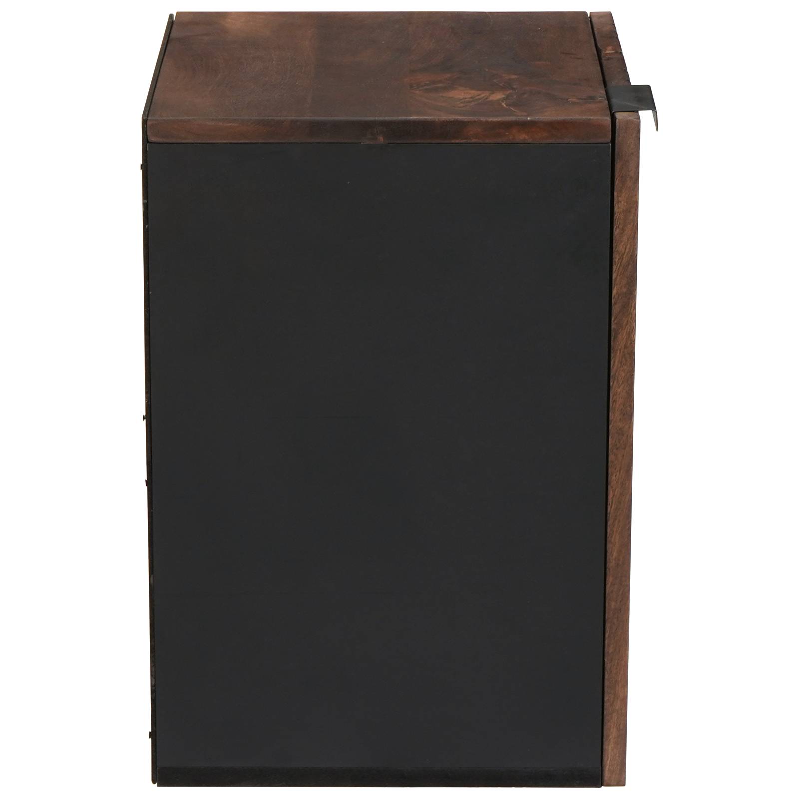 vidaXL Badezimmer-Hängeschrank – 38x33,5x48 cm aus Massivholz und MDF