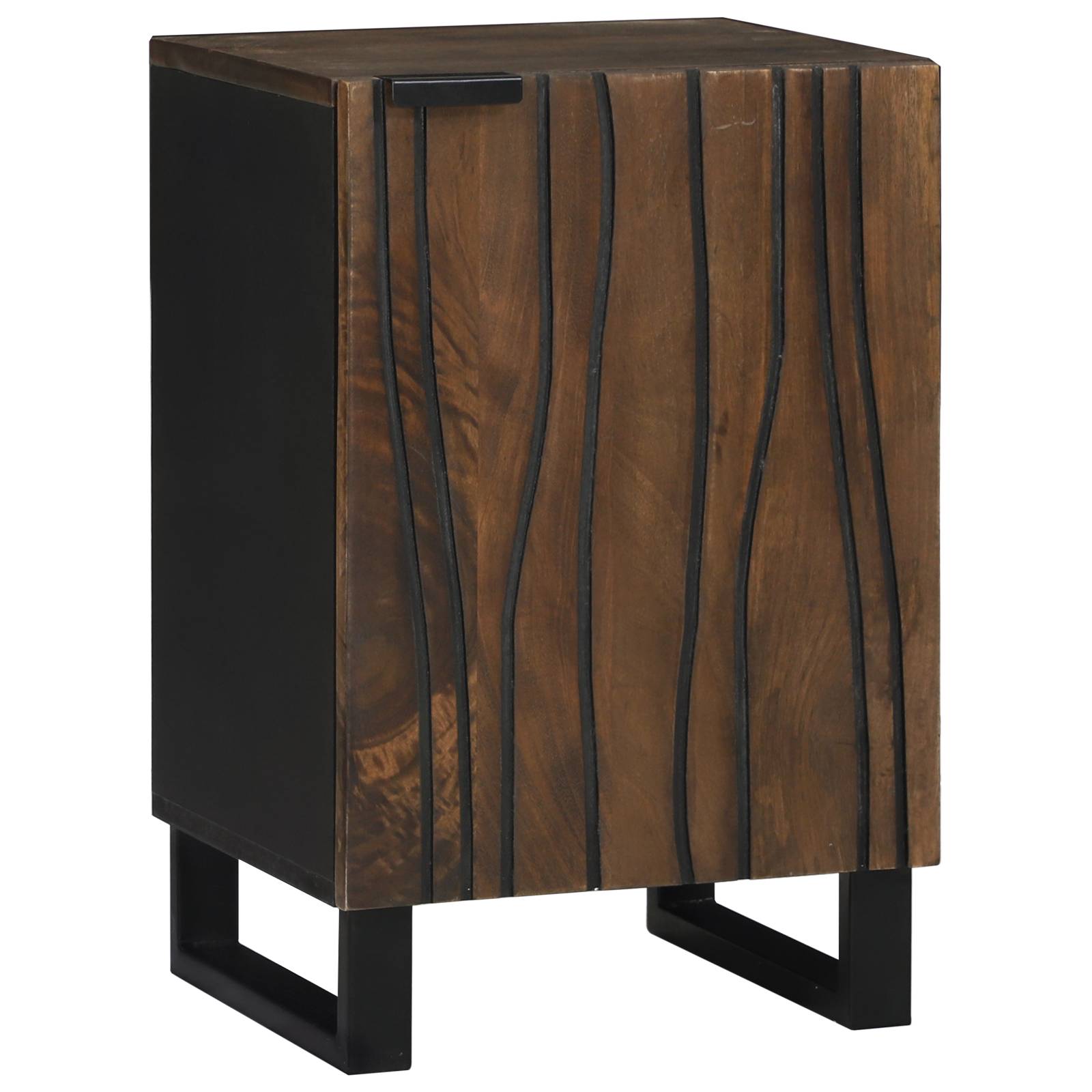 vidaXL Badezimmer-Schrank 38x33,5x58 cm aus solidem Mangoholz