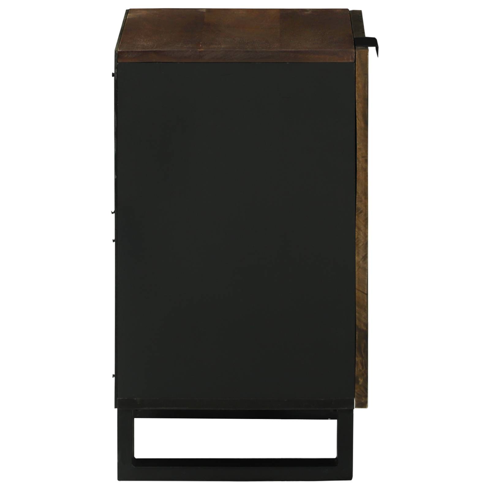 vidaXL Badezimmer-Schrank 38x33,5x58 cm aus solidem Mangoholz