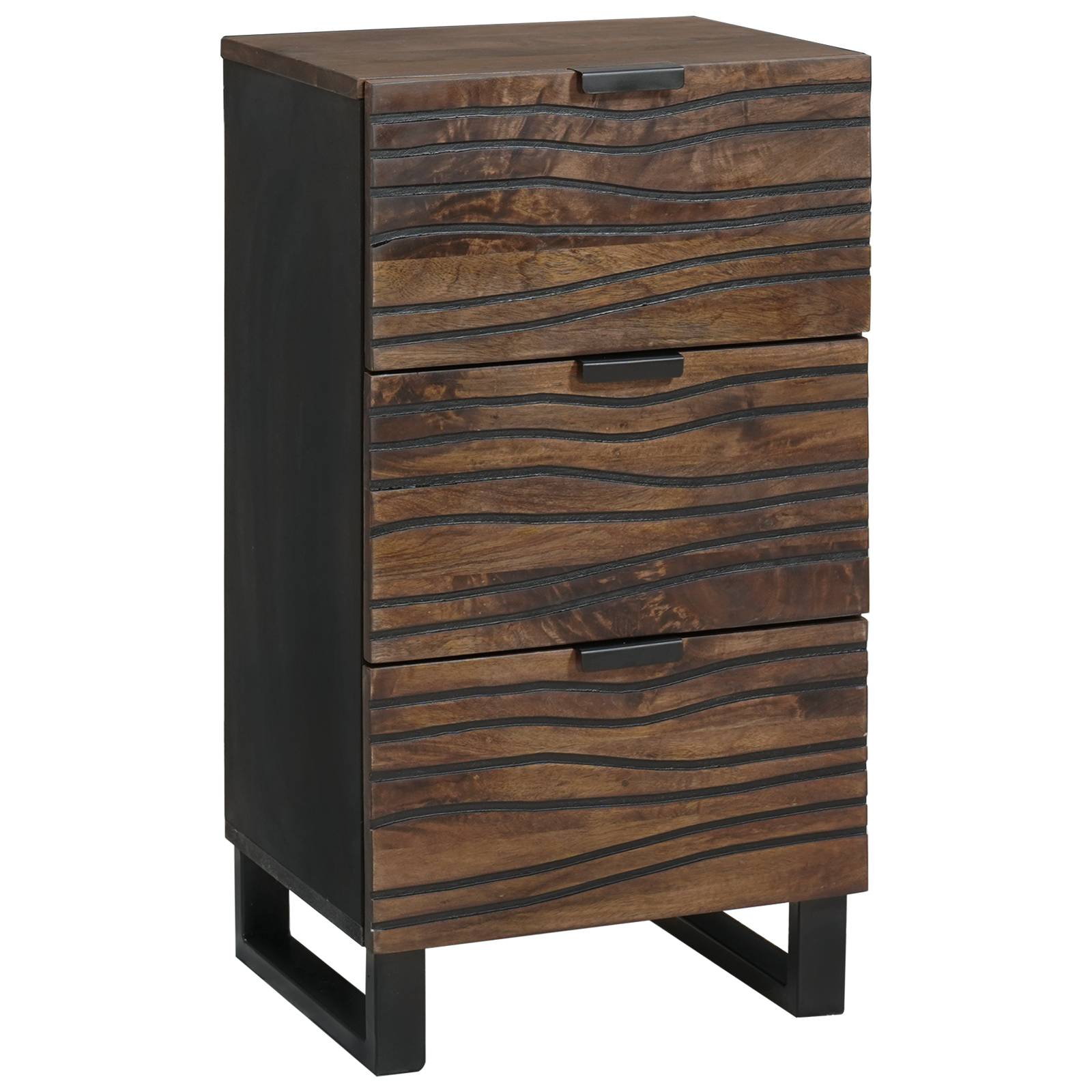 vidaXL Anrichte - 40x33,5x75 cm aus massivem Mangoholz
