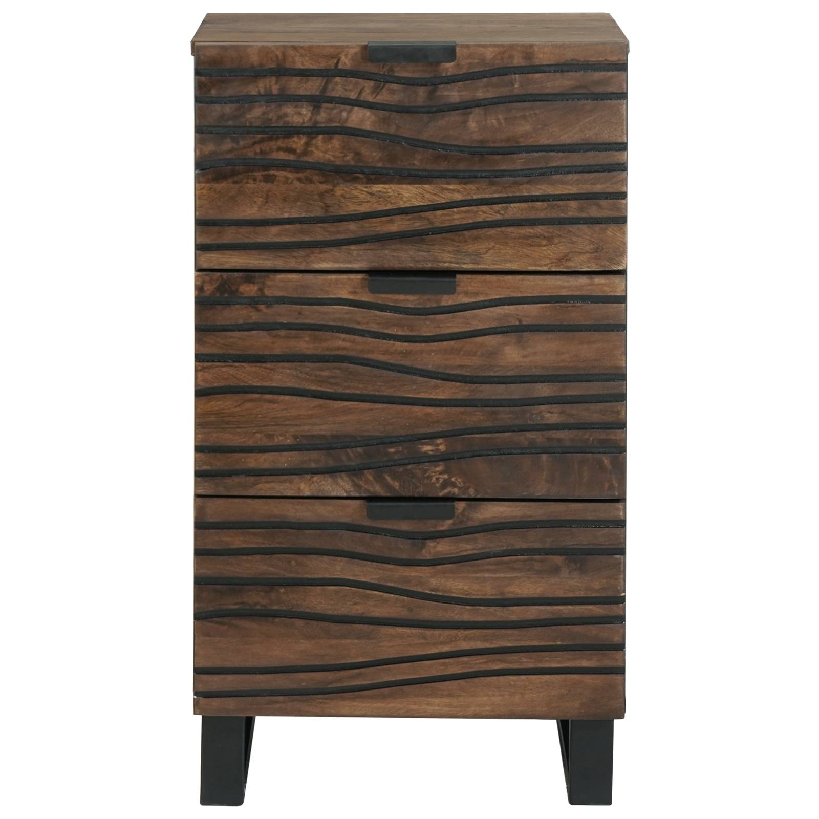 vidaXL Anrichte - 40x33,5x75 cm aus massivem Mangoholz