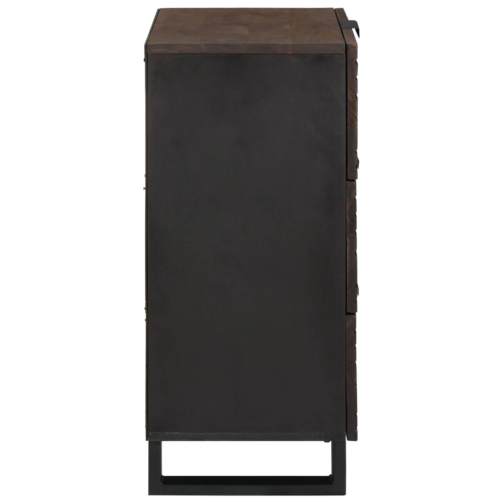 vidaXL Anrichte - 40x33,5x75 cm aus massivem Mangoholz