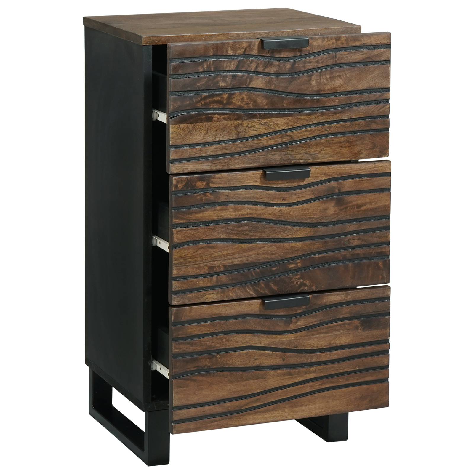vidaXL Anrichte - 40x33,5x75 cm aus massivem Mangoholz