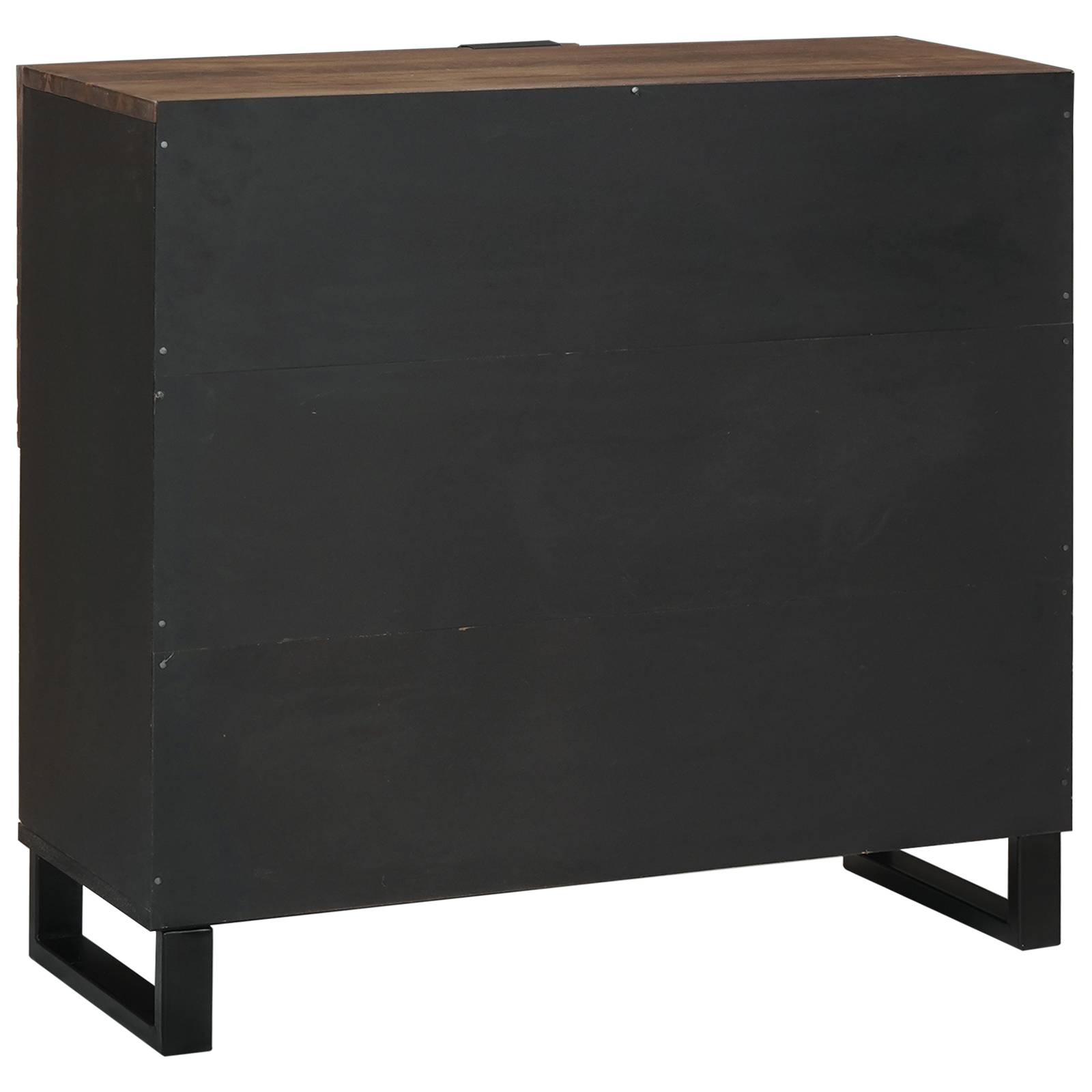 vidaXL Sideboard 80x33.5x75 cm aus massivem Mangoholz