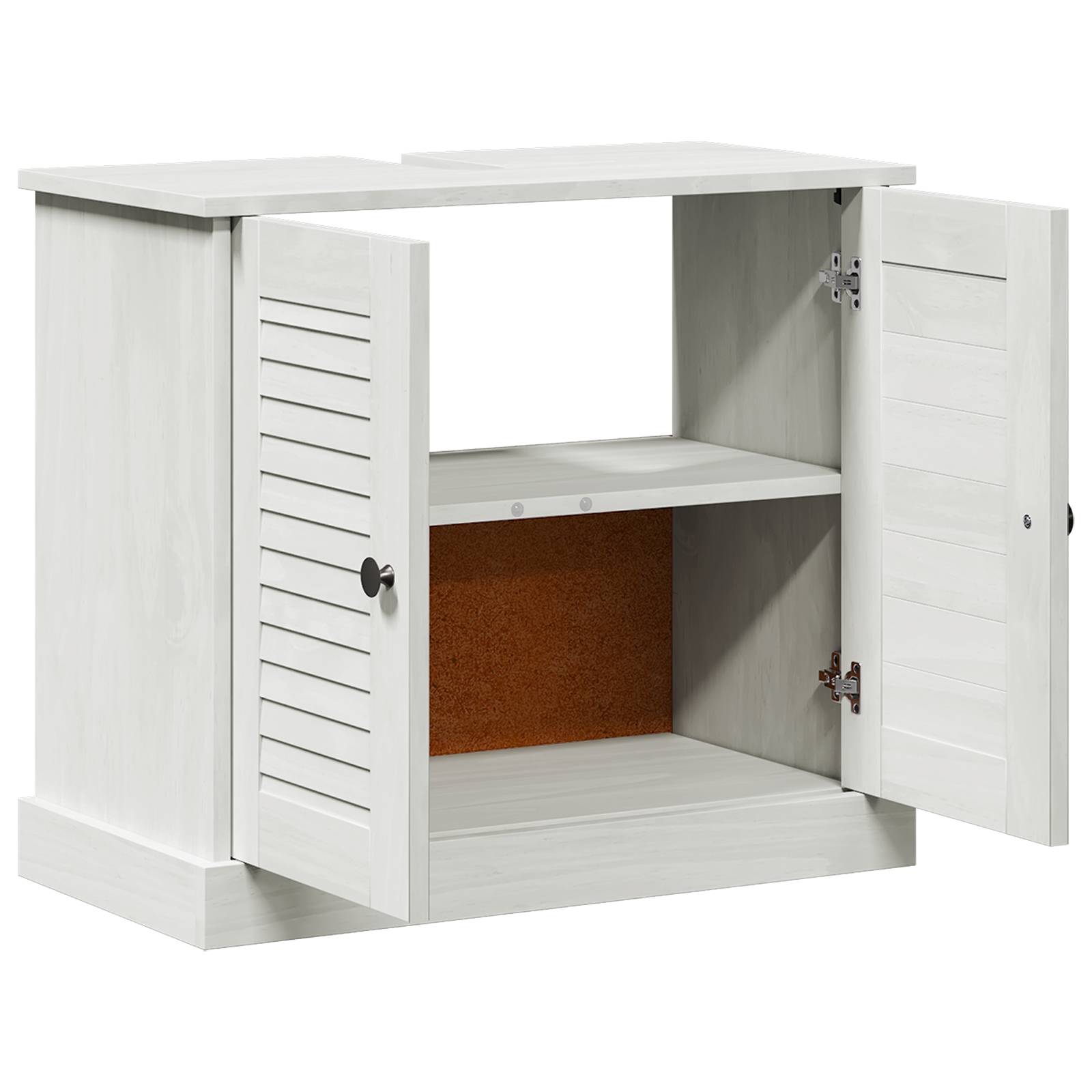 vidaXL Spülenschrank "VIGO" mit Türen 67,5x34x59 cm Massivholz Kiefer