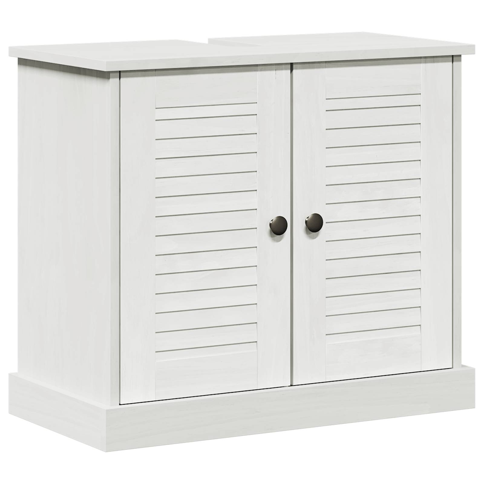vidaXL Spülenschrank "VIGO" mit Türen 67,5x34x59 cm Massivholz Kiefer