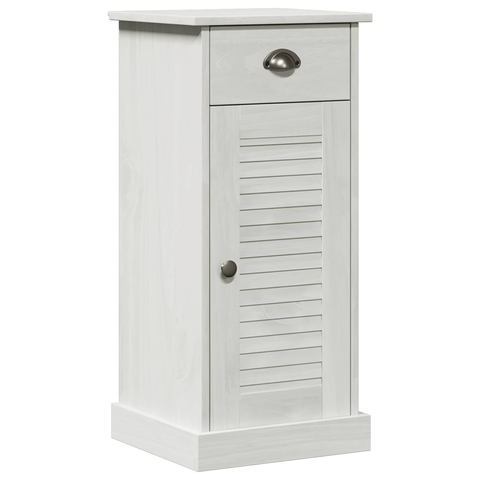 vidaXL Badschrank VIGO mit Schublade 37x34x80 cm Massivholz Kiefer