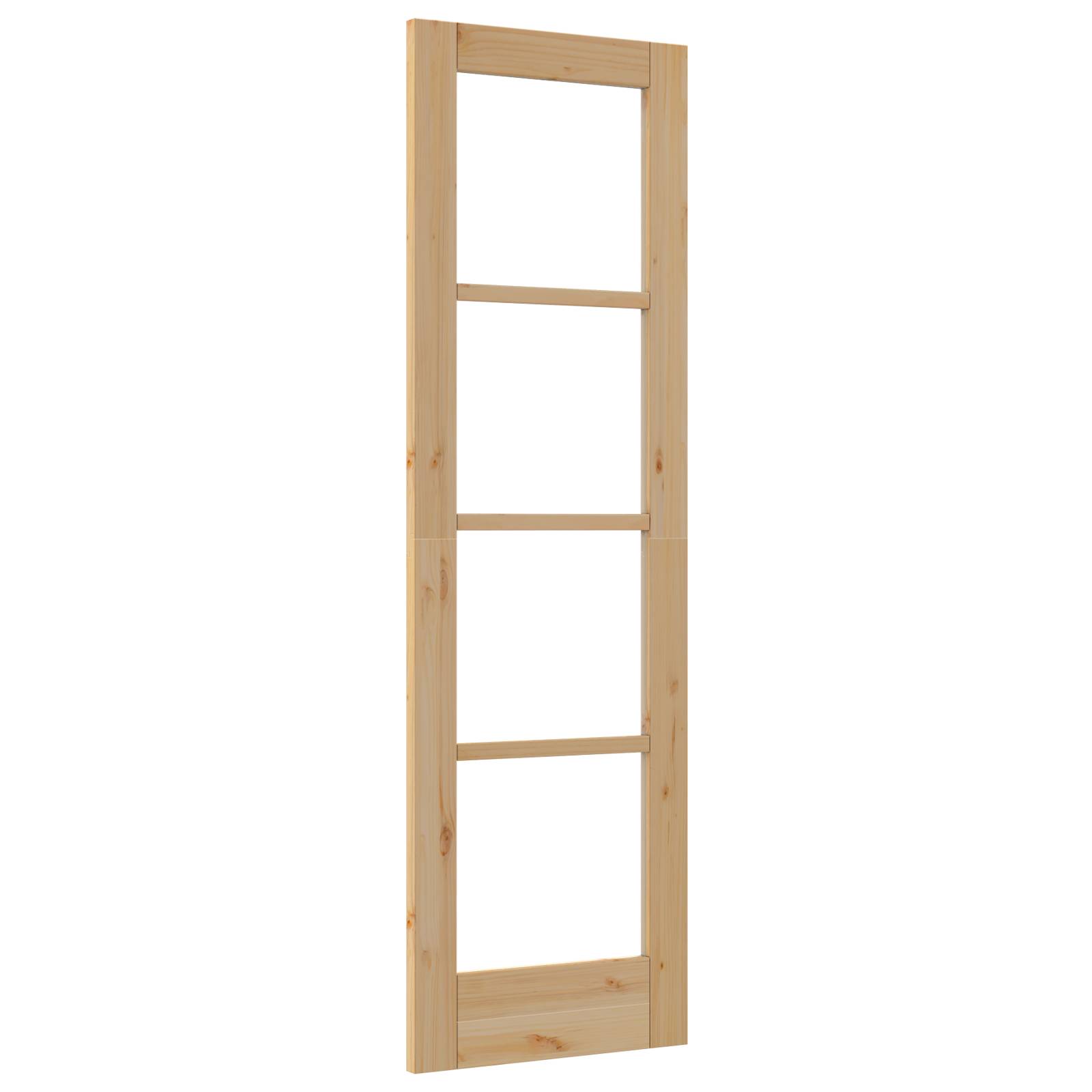 vidaXL Innentür mit Glas "ORKDAL" 61x198,5x4 cm Aus massivem Kiefernholz