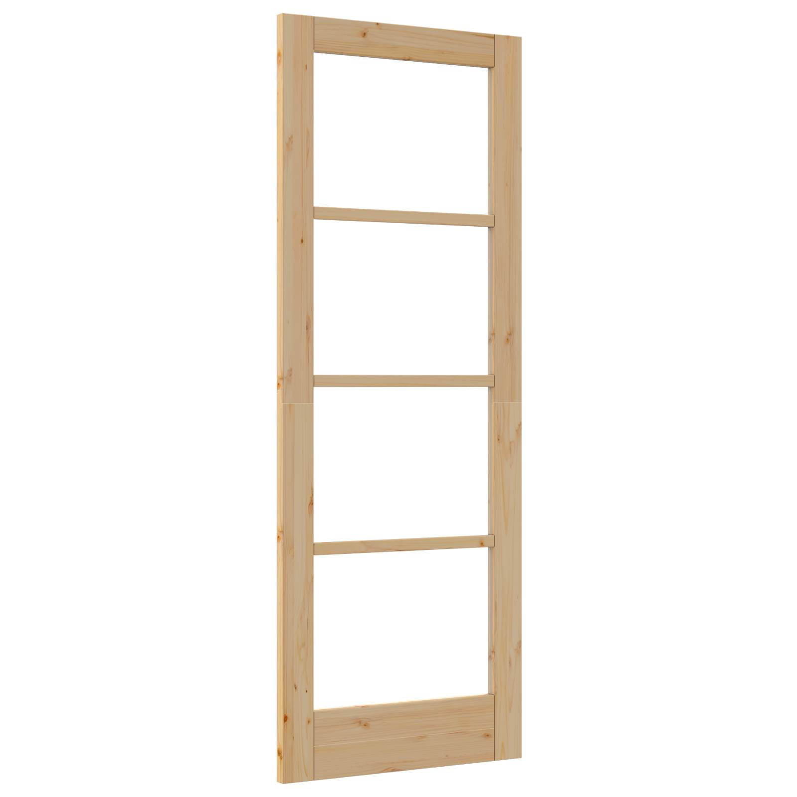 vidaXL Innentür mit Glas "ORKDAL" 73,5x198,5x4 cm Massivholz Kiefer