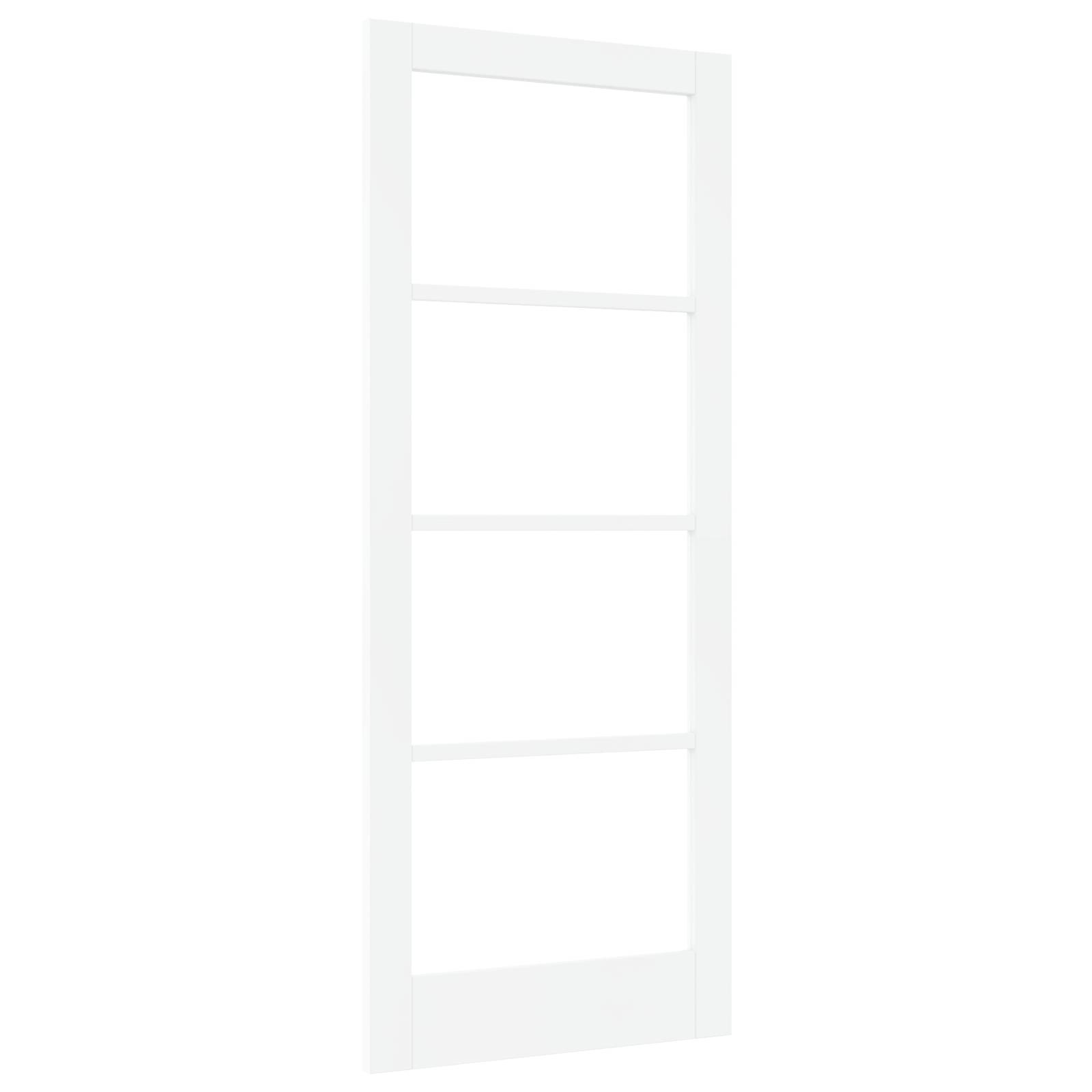 vidaXL Innentür mit Glas "ORKDAL" Weiß 83x202x4 cm