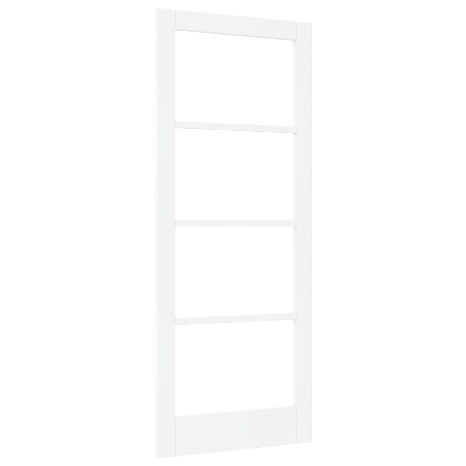 vidaXL Innentür mit Glas "ORKDAL" Weiß 83x202x4 cm