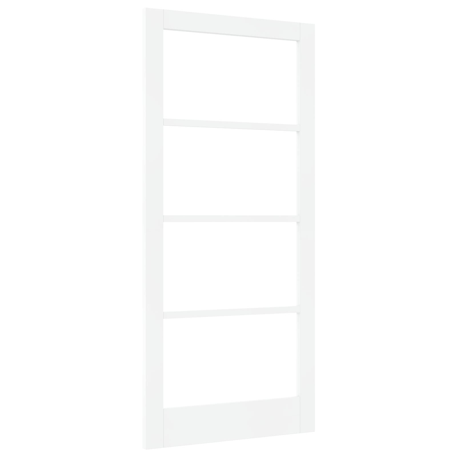 vidaXL Innentür mit Glas "ORKDAL" Weiß 93x202x4 cm